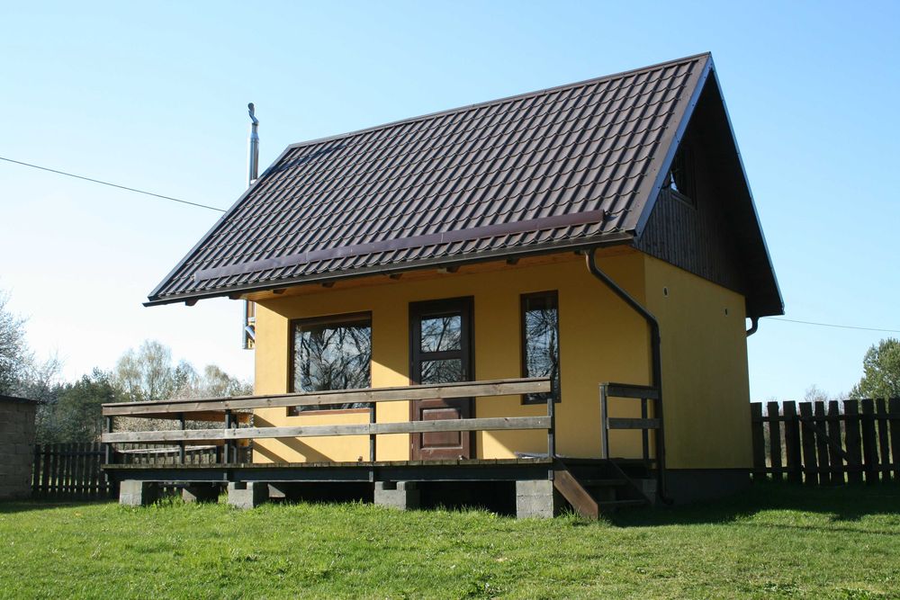 Domek z kominkiem na wypoczynek