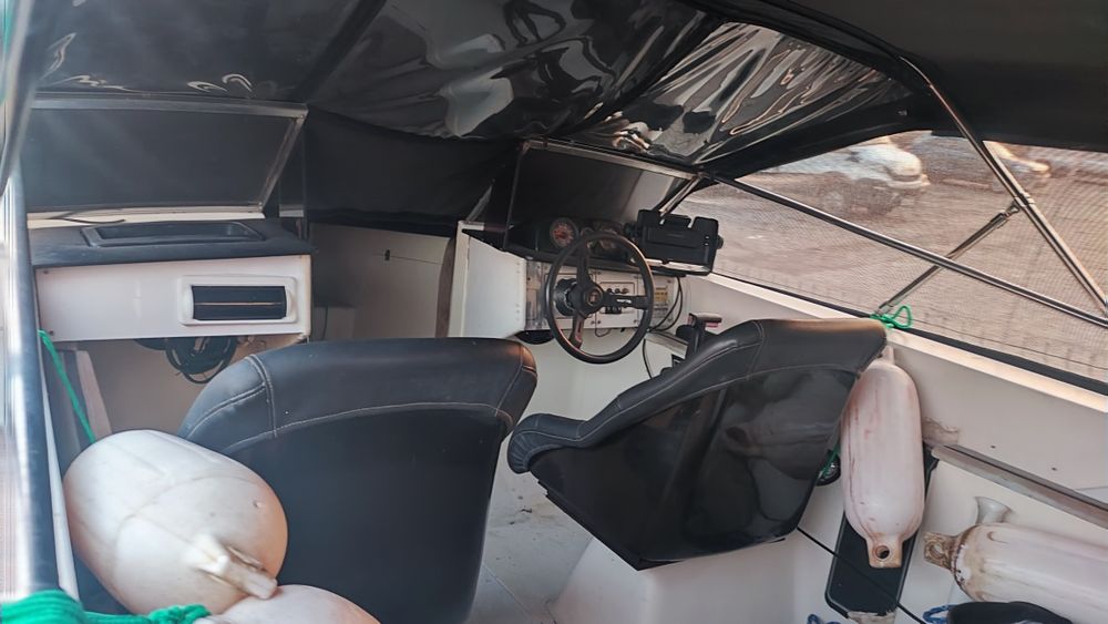 Łódź motorowa Thunderbird z silnikiem Johnson 150 KM V6  + Przyczepa