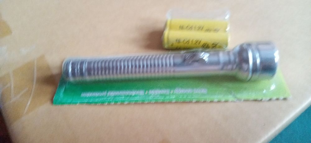 Фонарь из металла, 90-х годов, переделан на диоды + АБ