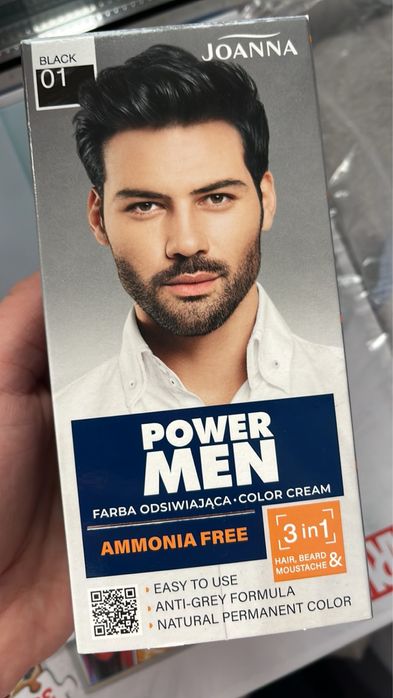 Чоловіча безаміачна фарба , колір чорний