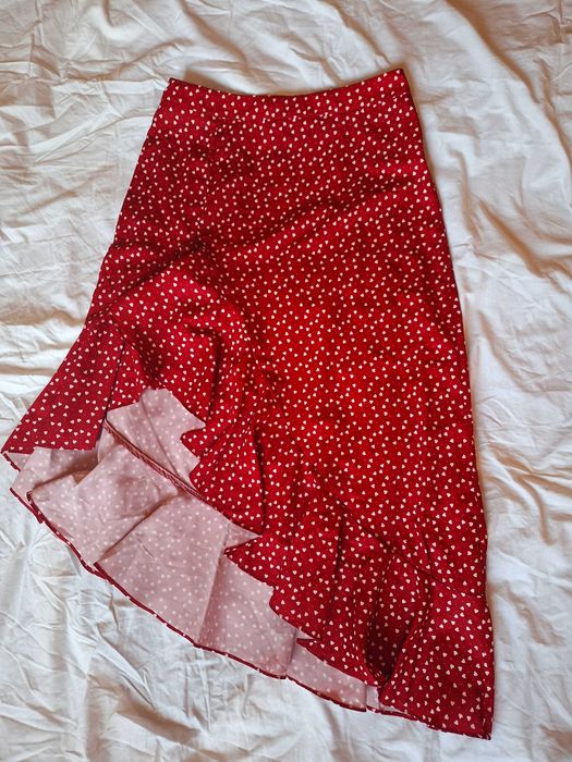 Міді спідниця з розрізом Shein