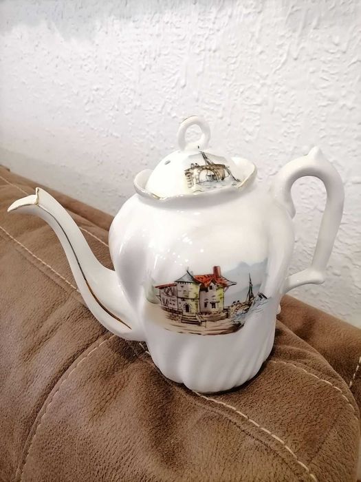 Bule Vista Alegre c/Tampa Correta-Marcado na Base 15 + Carimbo Cegonha