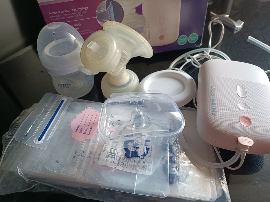 Електричний молоковідсмоктувач Philips Avent + додаткові аксесуари