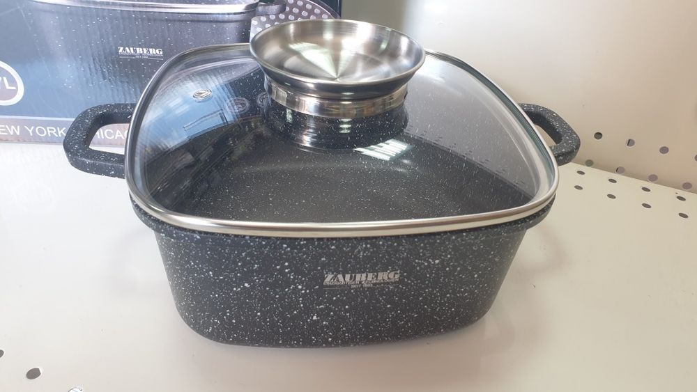 Каструля з мармуровим  покриттям