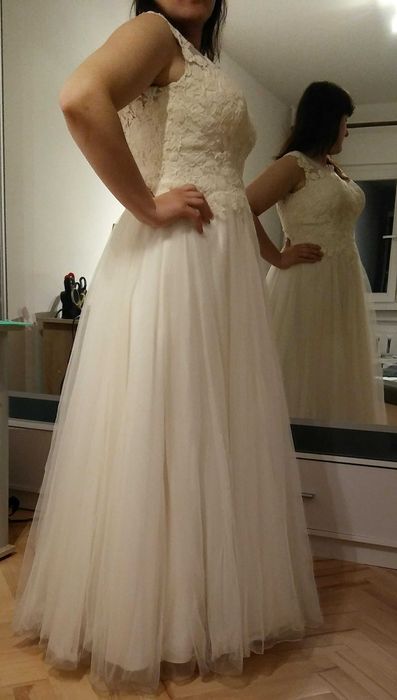 Suknia ślubna Justin Alexander 8852 ivory rozmiar 40/42