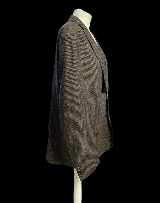 Marynarka męska TrueClothing Vintage Collection XXL 50% wełna kratka
