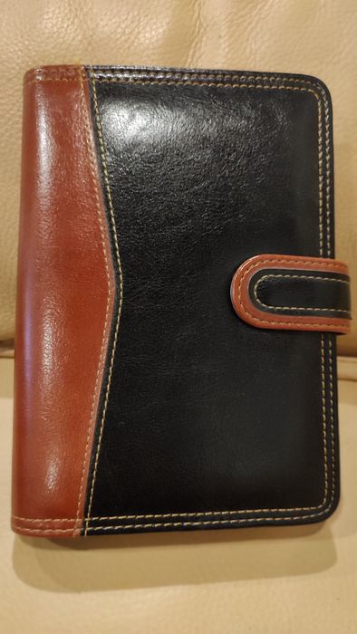 Conjunto carteira e agenda organizer
