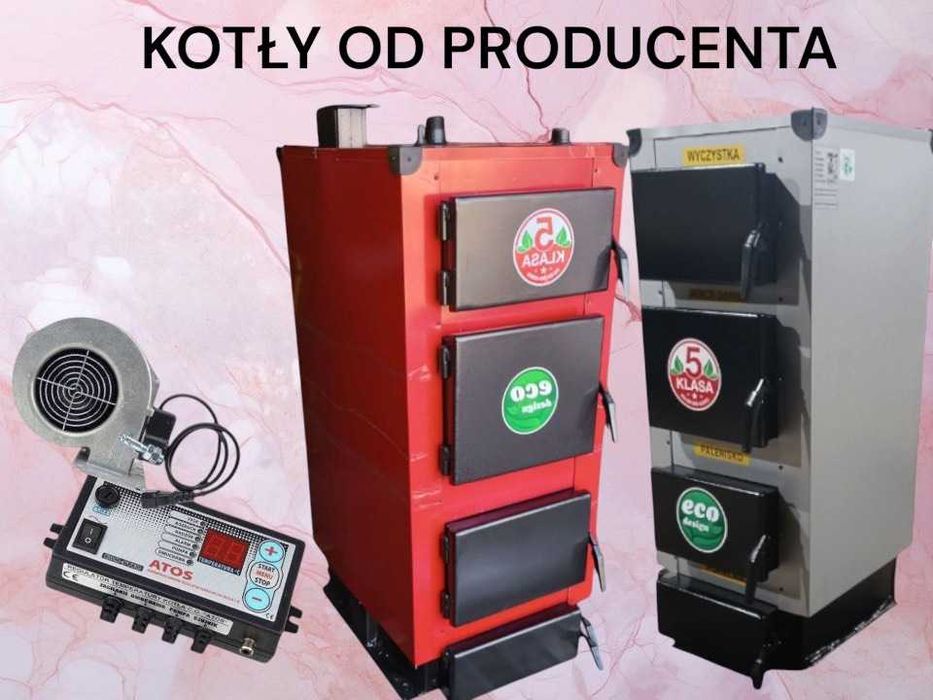 Kocioł kotły 19kW do 180m2 Piec piece na drewno węgiel pelet klasa