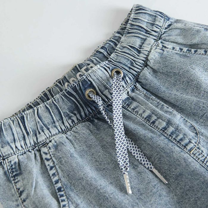 Spodnie jeansowe chłopięce ze SMYKA Cool Club jogger, denim 122 cm.