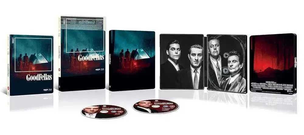 Steelbook 4K UltraHD Blu-ray Лицо со шрамом/Славные парни/Изо всех сил