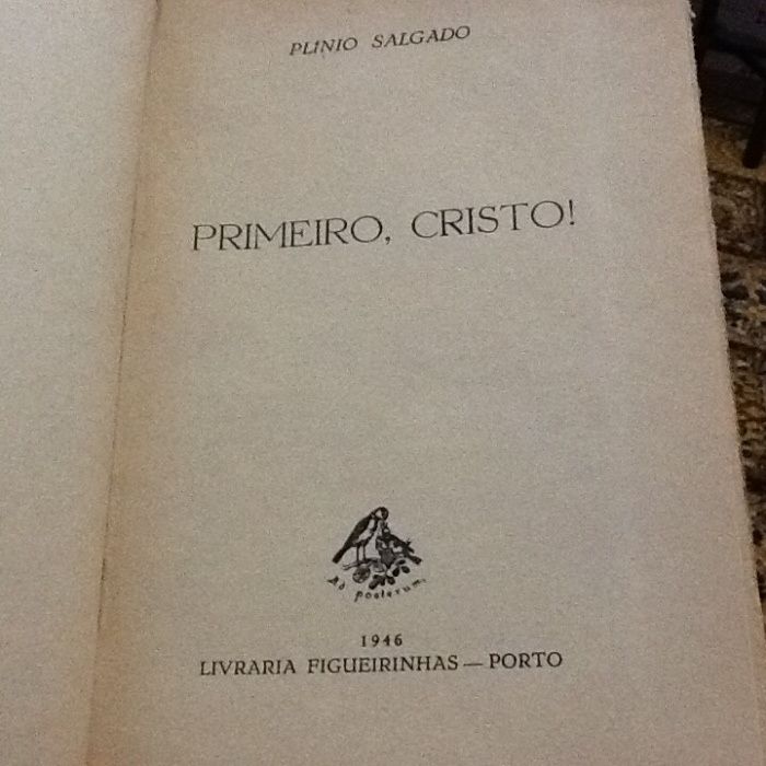 1946 - Primeiro Cristo - Obra de Plinio Salgado