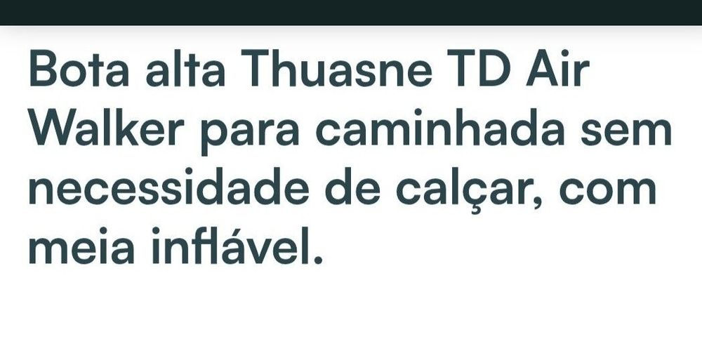 Bota ortopedia Thuasne