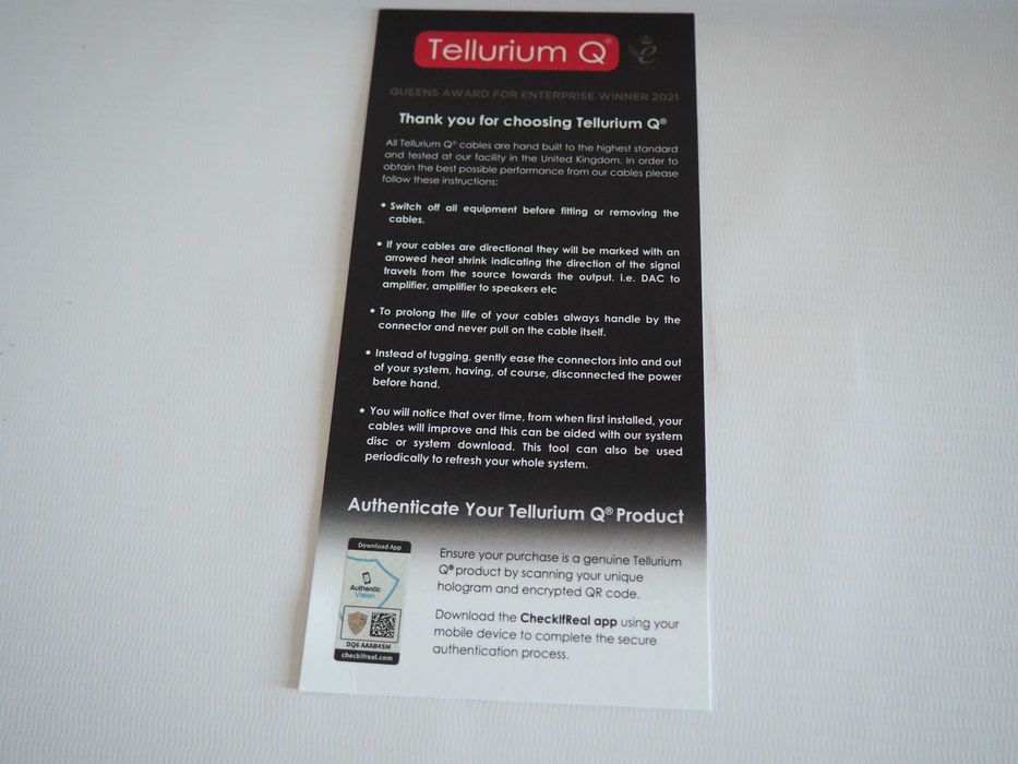 Tellurium Q Blue II  USB 2.0 -1m/zaproponuj cenę !!!