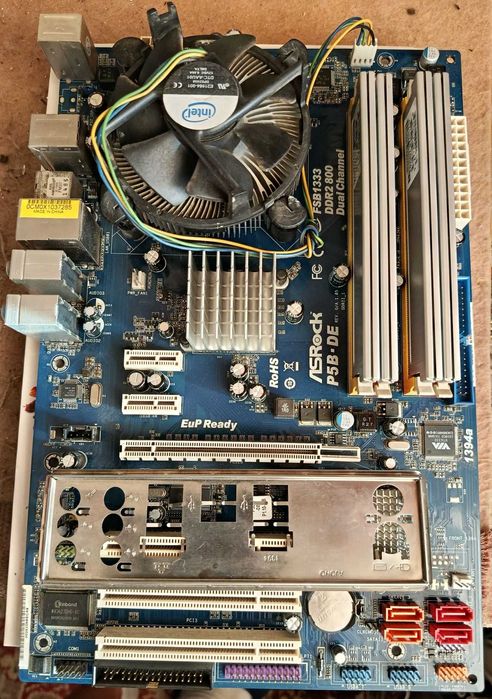 Płyta główna P5B-DE procesor Q9550 i pamięć 8GB DDR2