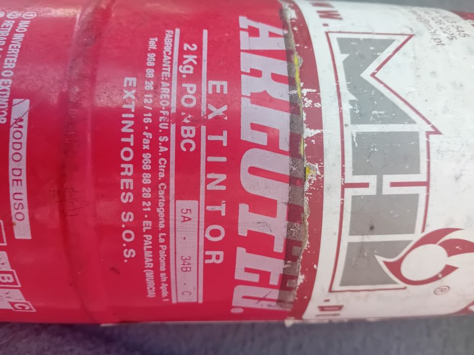 Extintor auto 2 Kg