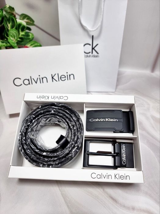 Крутой мужской набор ремень мужской ремень кожаный пасок чоловічий CK