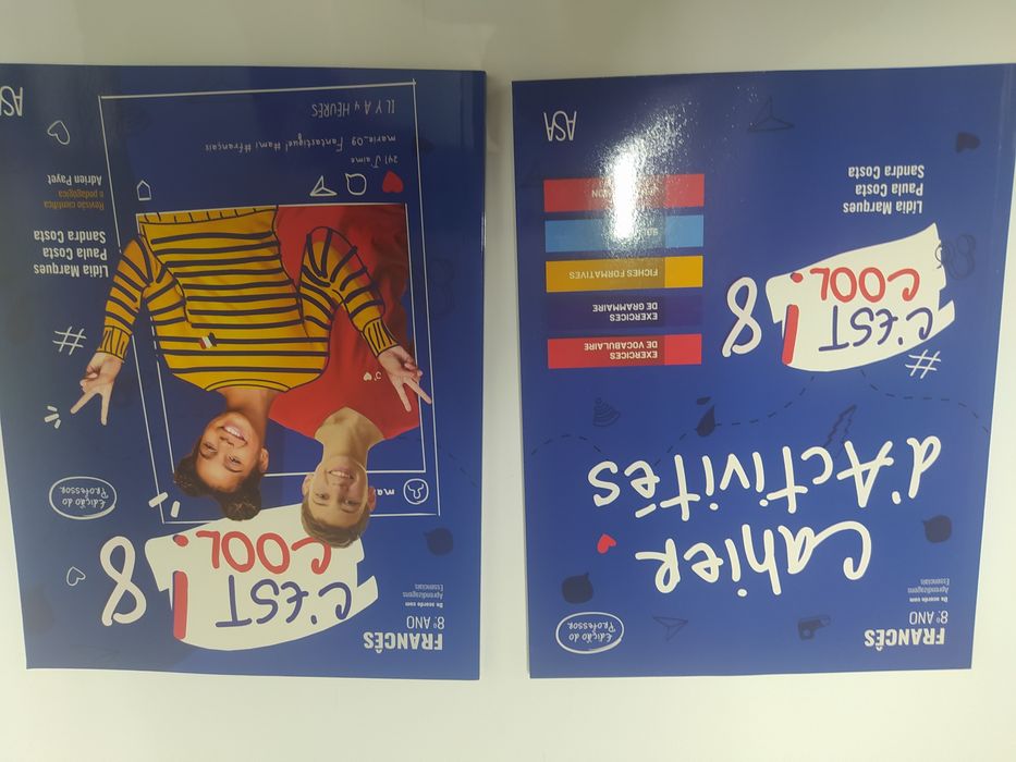 Manual e caderno de atividades C`est cool 8 novos