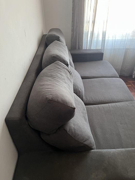 Sofá Chaise longue 3 lugares Conversível