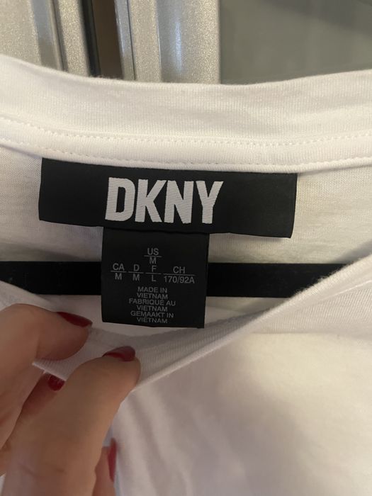 DKNY biala bluzka