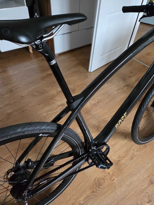 Rose CPTL carbon karbonowy rower na pasku Gates CDX Alfine 11