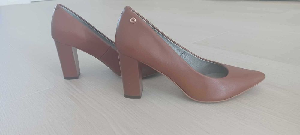 Buty damskie Venezia, skórzane brązowe, rozmiar 37
