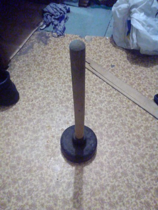 Помпа тверда резинова кругла для прочистки кухонних раковин, унітазу