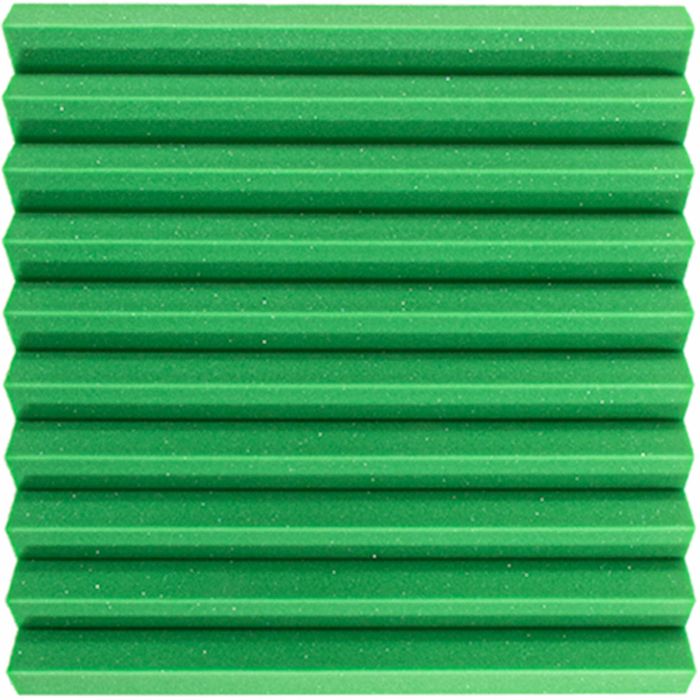 Panel Akustyczny klin kolor zielony 50x50x5cm DEKORACYJNY