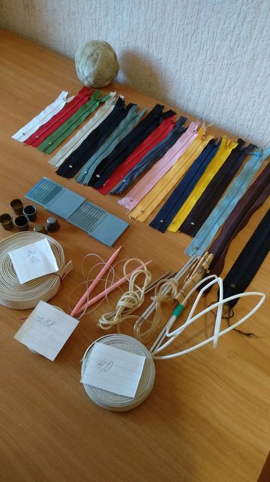 Фурнитура времён СССР для пошива и вязания