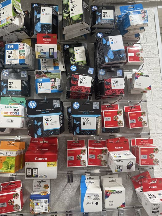 Картриджи для принтеров HP 21 и 22, 121 и 122, 123, 305, 650