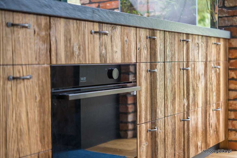 Fronty kuchenne ze starego drewna