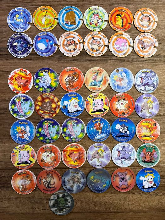 Pokémon Tazos (Attack, Voa, Sticker, League)