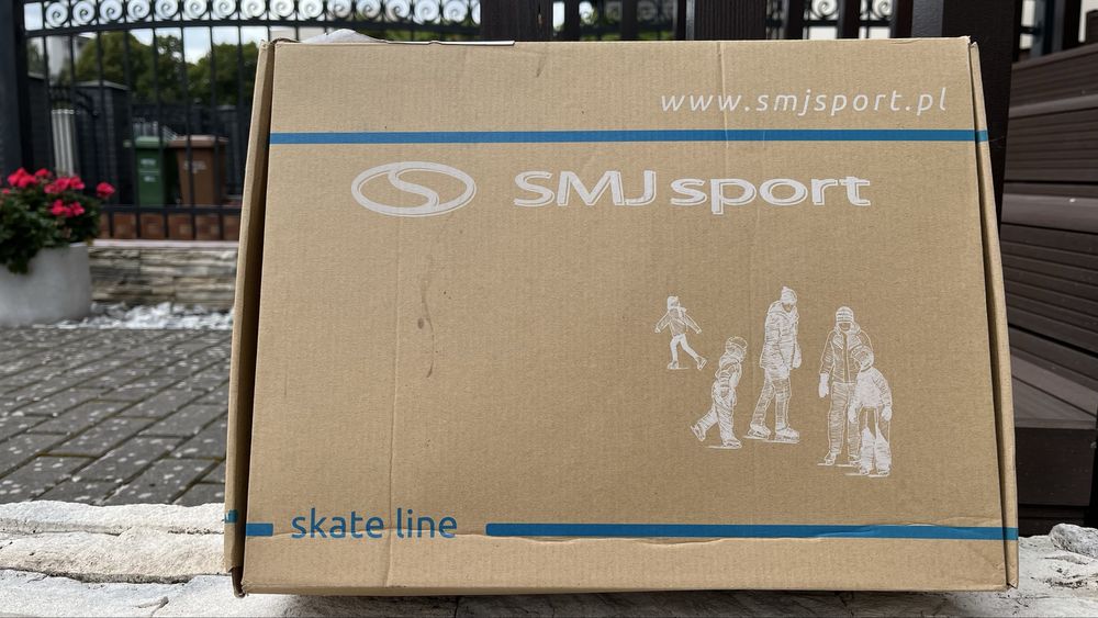 Łyżwy dziecięce SMJ Sport regulowany rozmiar 30-33