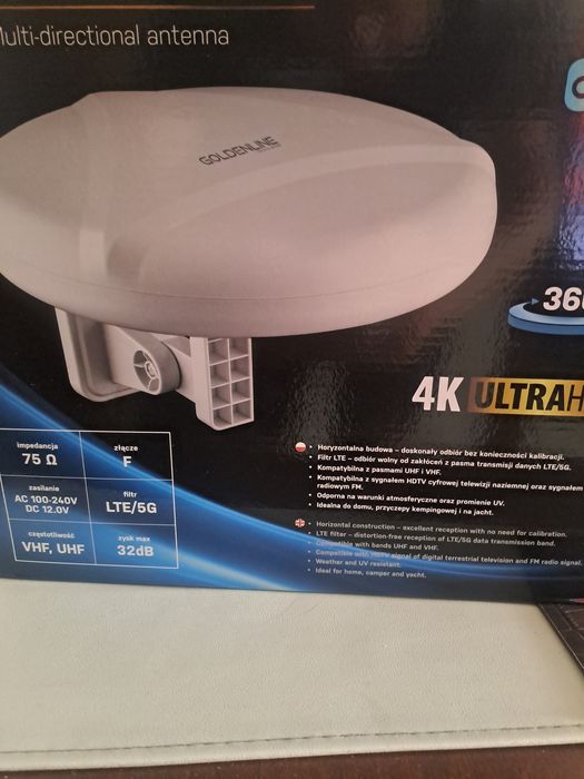 Antena DVB-T/T2  dookólna