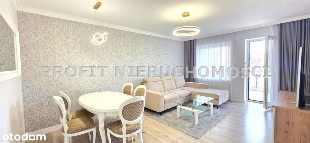 Designerskie mieszkanie z dużą przeszkloną loggią