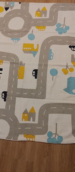 Dywan do pokoju dziecięcego ulica droga 130x86cm stan BDB