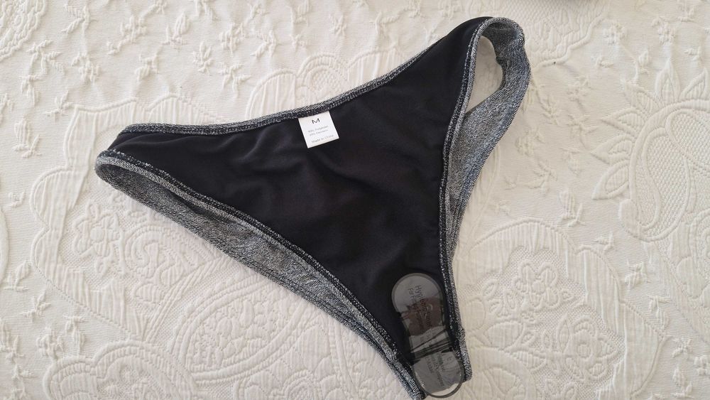 Bikini cinza Shein, tamanho M novo