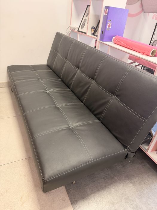 Kanapa sofa imitacja skory