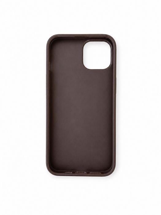 Etui case iPhone 14 brązowe Guess