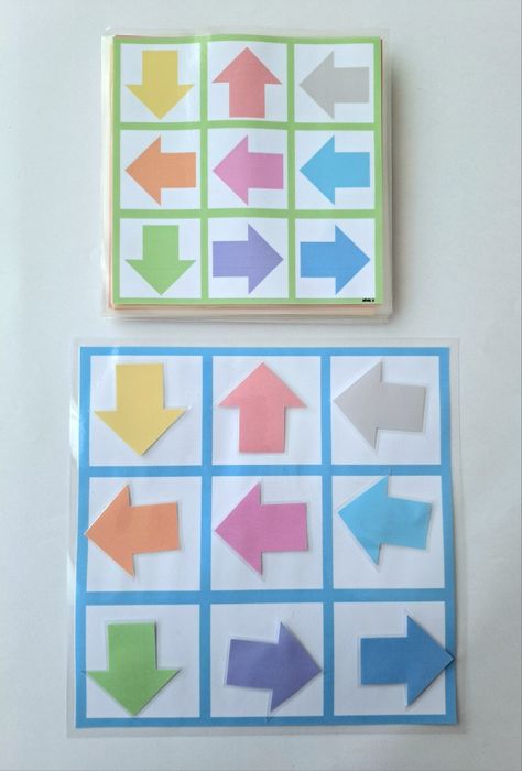 Jogo pedagógico - Setas