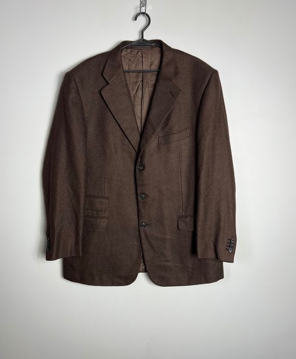 Elegancka Marynarka Ermenegildo Zegna Jedwab I Kaszmir