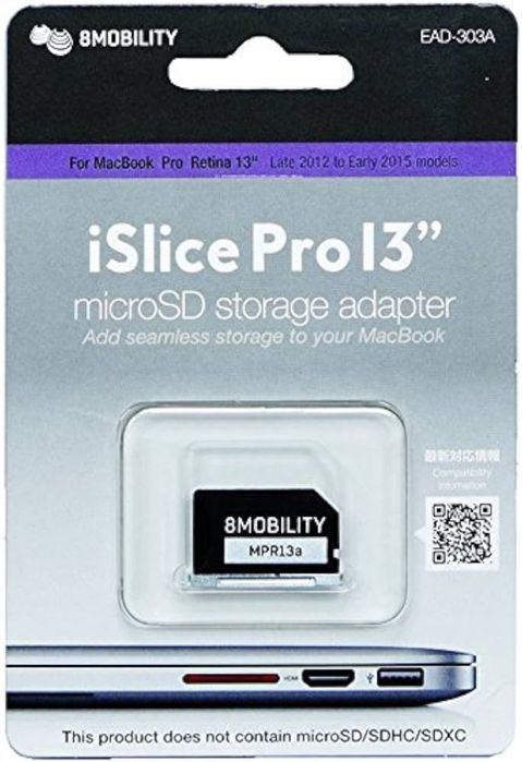 Islice pro adapter MacBook pro microSD 8mobility