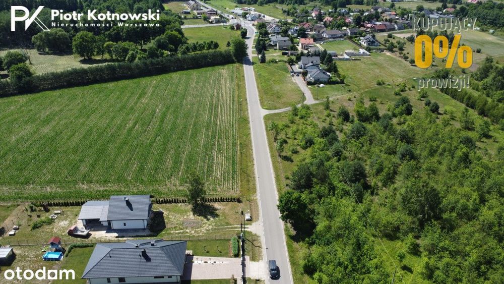 Budowalna | 1018m2 |  Prąd  | wymiary 28 m x 36 m