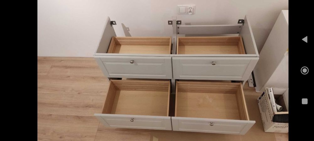 30-40% ceny - szafka łazienkowa IKEA Godmorgon 120 cm, 4 szuflady