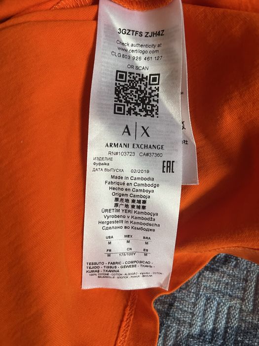 Мужская футболка Armani Exchange
