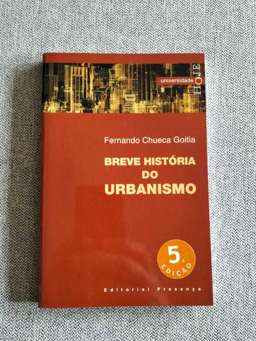 Livro "Breve história do urbanismo" de Fernando Chueca Goitia