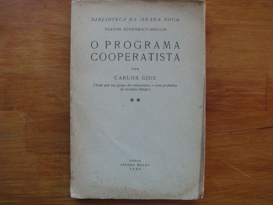 Carlos Gide - O programa cooperatista