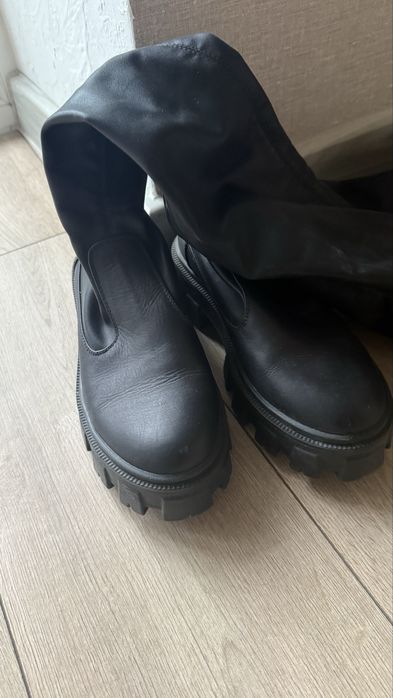 Ботфорти жіночі шкіра / ботфорты кожа