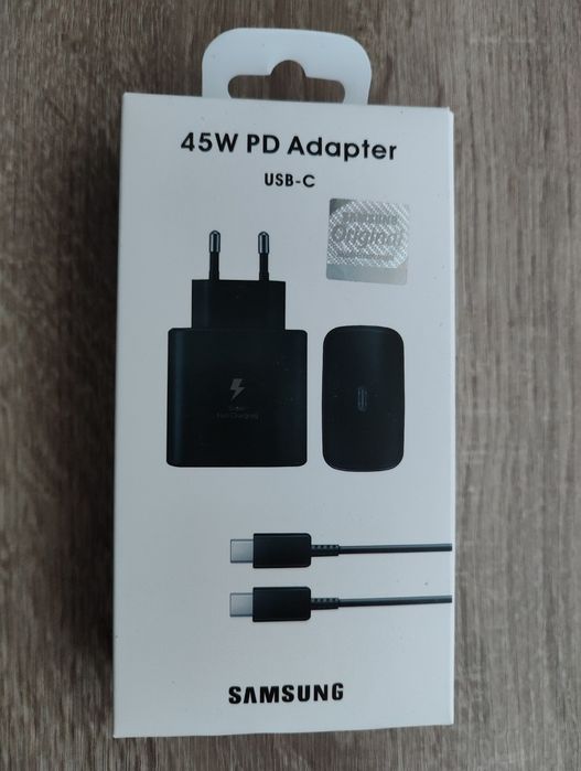 Ładowarka Samsung 45W Super-Fast Charge z kabelkiem | USB-C