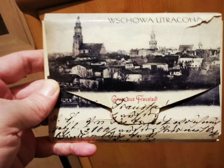Wschowa utracona zestaw kart pocztowych reprint