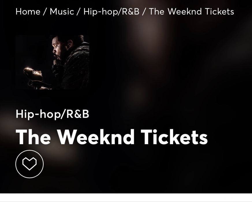 Квиток на концерт the Weeknd в Варшаві 04.08.2026